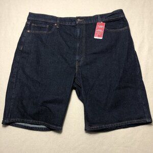 Levi Strauss Signature Straight Fit Blue Denim Jorts Size 42